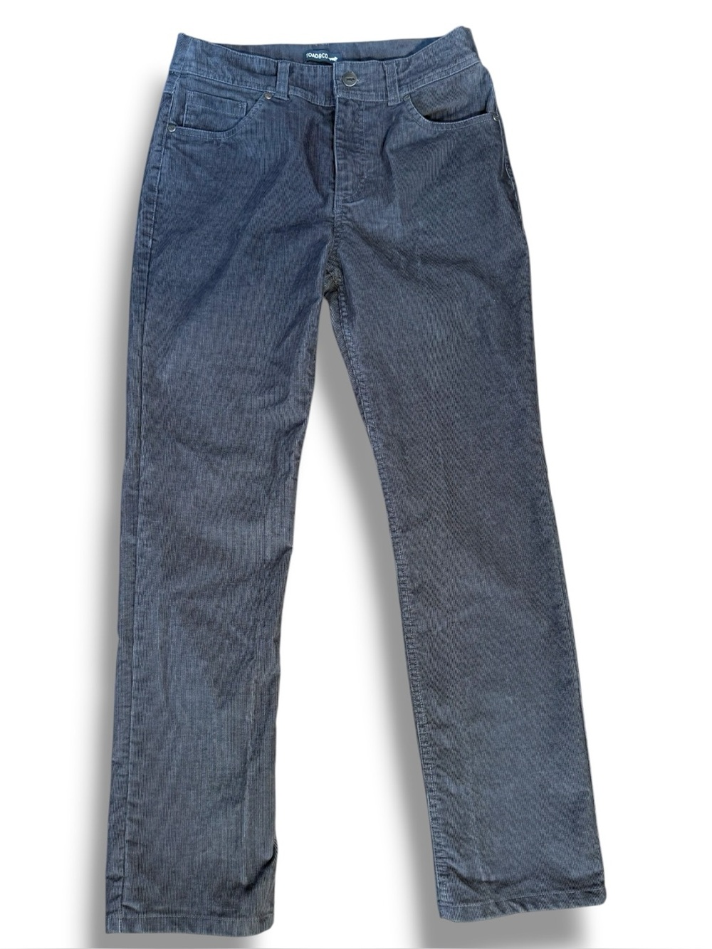 Toad&Co Women's Gray Straight-Leg Corduroy Pants